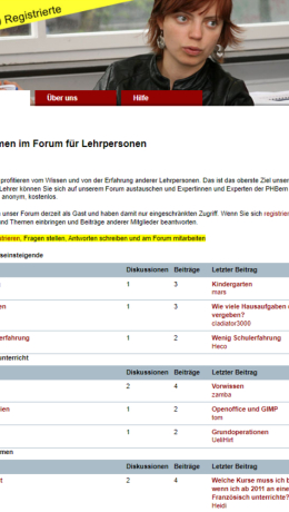 Forum für Lehrpersonen