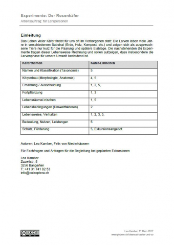 IdeenSet KaeferUndCo Experimente 