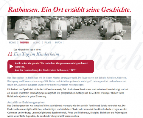 Rathausen ein Tag im Kinderheim