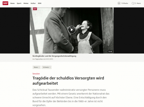 Tragödie der schuldlos Versorgten wird aufgearbeitet
