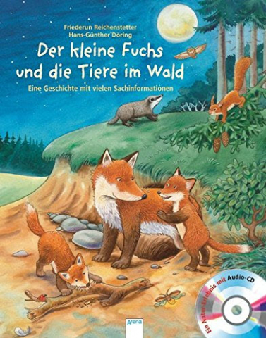 der kleine Fuchs und die Tiere im Wald