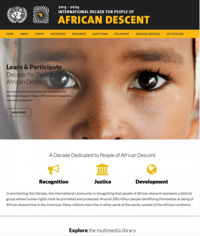 IdeenSet Postkoloniale Schweiz International Decade for People of African Descent 