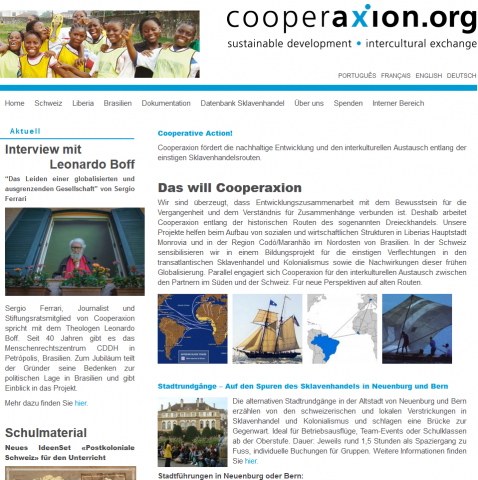 IdeenSet Postkoloniale Schweiz Stiftung Cooperaxion