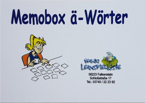 IdeenSet Rechtschreibspiele Memobox ä-Wörter