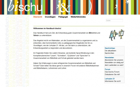 Screenshot Website Bischu