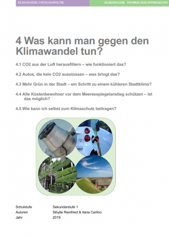 Was kann man gegen den Klimawandel tun?