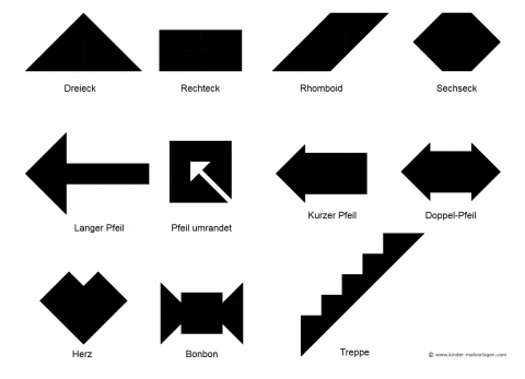 ideenset_geometrie_tangramformenundsymbolelegen