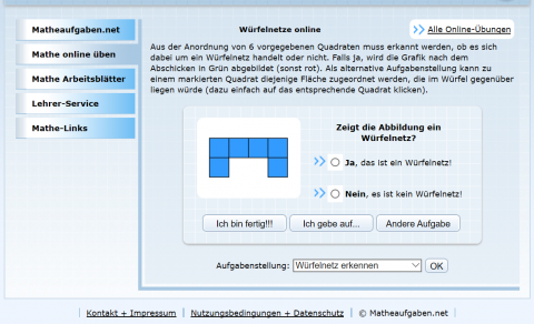 ideenset_geometrie_wurfelnetzeerkennen