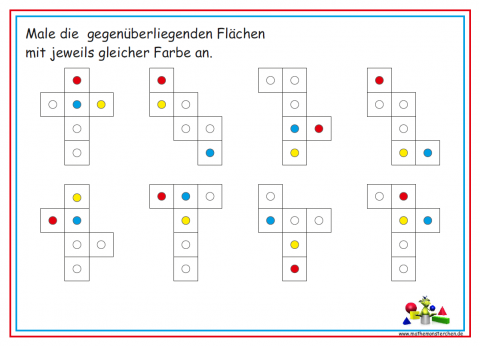 ideenset_geometrie_wurfelnetzekarteikartenundarbeitsblatter