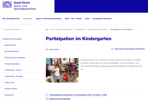 ideenset_dossierweiblick_fragdochuns_partizipationimkindergarten