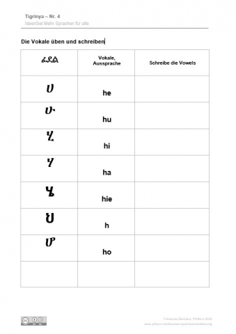 IdeenSet_MehrSprachenFürAlle_Tigrinya_DieVokaleÜbenUndSchreiben