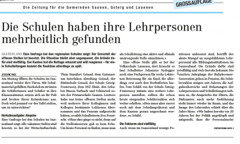 screenshot zeitung