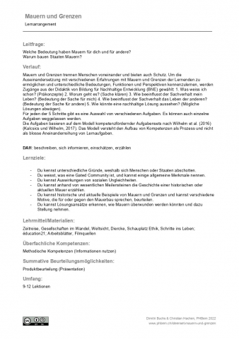 IdeenSet_Mauern_und_Grenzen_Lernarrangement