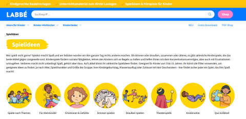 Website Labbé Spielideen
