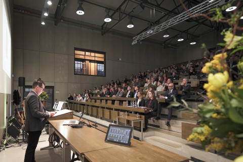 PHBern Perspektiven 2023 - Vorlesungssaal, Rektor Martin Schäfer, Publikum
