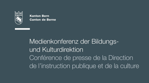 Grafik Kanton Bern BKD Medienkonferenz