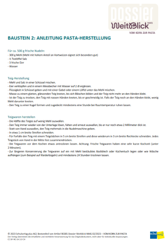 IdeenSet_DossierWeitBlick_VomKornZurPasta_AnleitungPastaHerstellung
