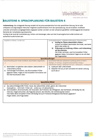 IdeenSet_DossierWeitBlick_VomKornZurPasta_ExemplarischeSprachplanung