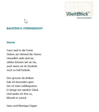 Sternengedicht