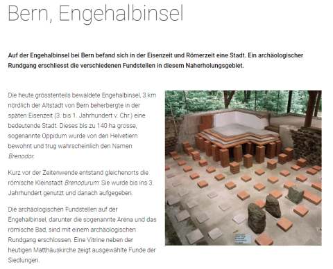 Bild Engehalbinsel Archäolog Dienst  BE