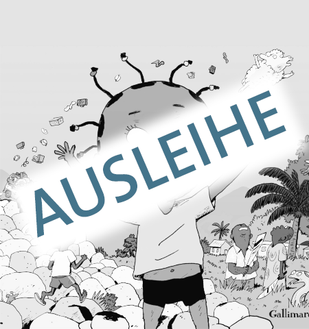 Die Cover der Bücher zum Thema Kulturelle Vielfalt. Über ihnen ist das Wort "Ausleihe" geschrieben.