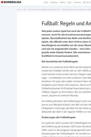 Bundesliga Fussballregeln und Anwendungen im Spiel