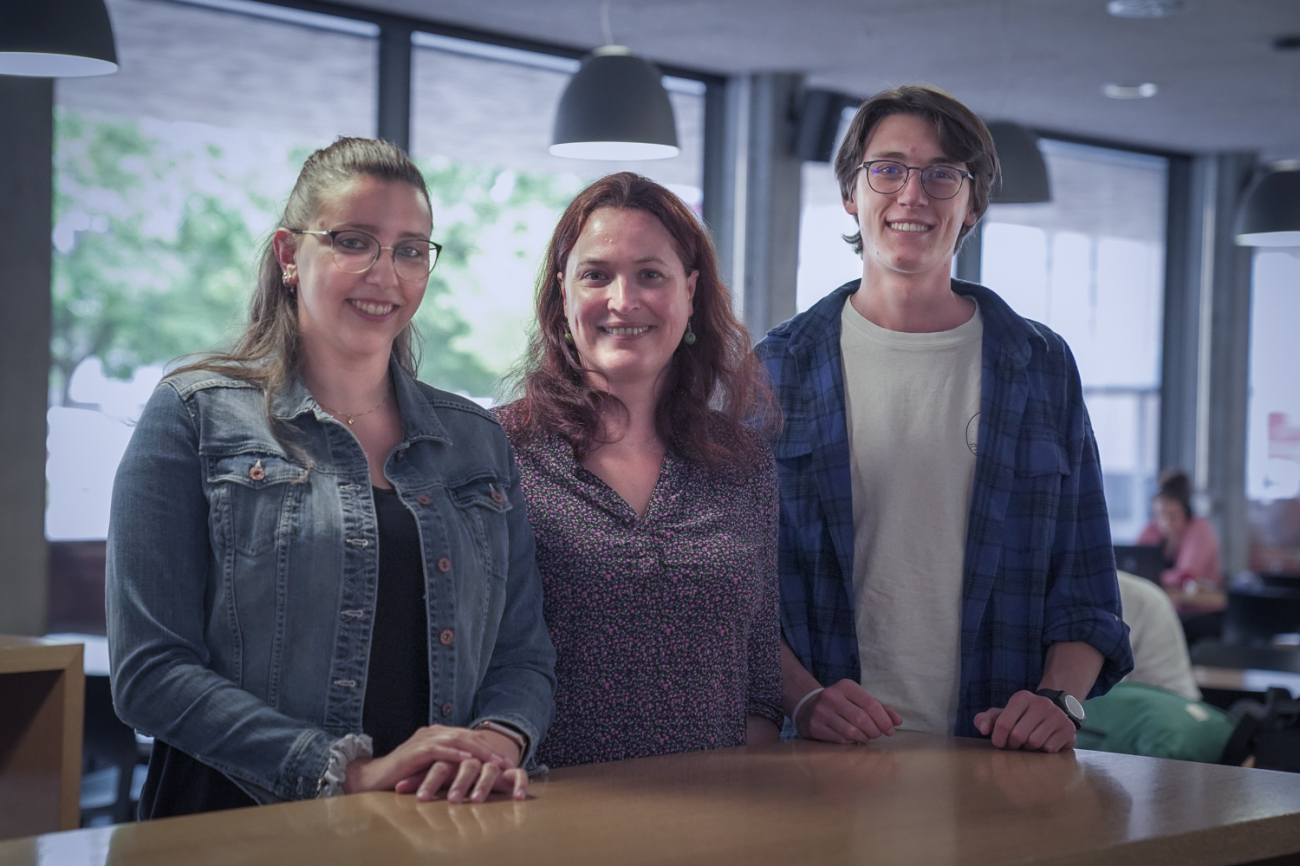 Alina La Brocca, Jésabel Robin und Ariel Schranz