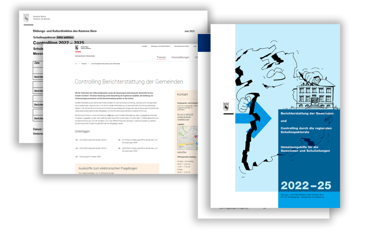 Controlling Berichterstattung Schulinspektorat