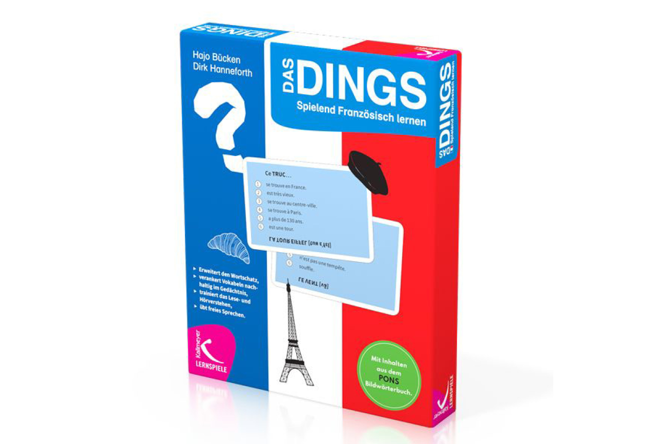Das Dings: Spielend Deutsch Lernen – Ratespiel Für Deutschlerner A1-B1 – 120 Karten Mit 140 Begriffen