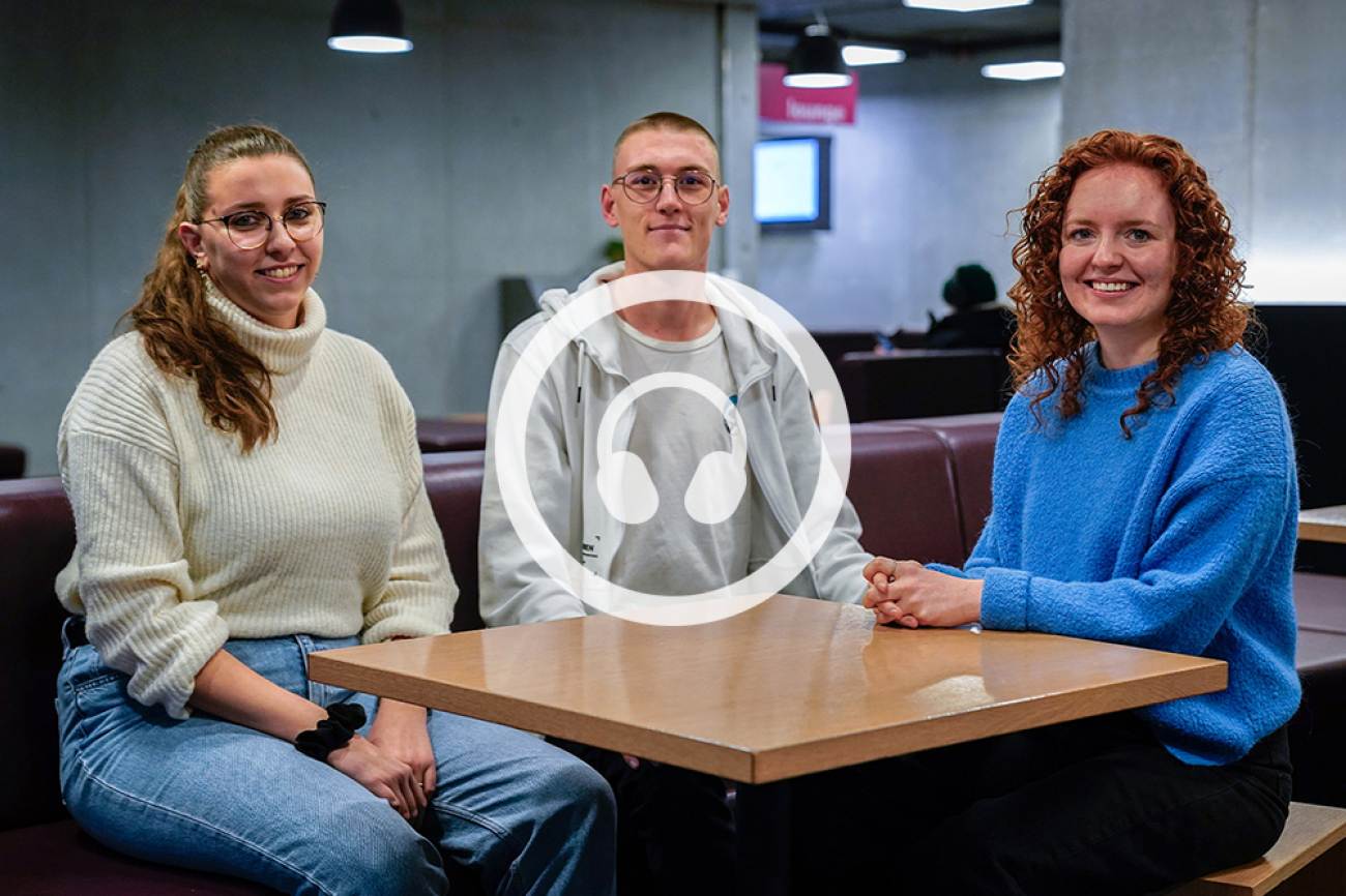 Foto von Alina La Brocca, Ariel Schranz und Michelle Zahnd (v.l.n.r.)