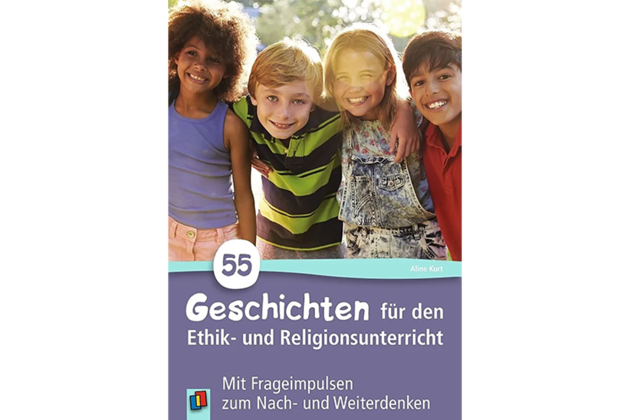 Buchcover 55 Geschichten für den Ethik- und Religionsunterricht