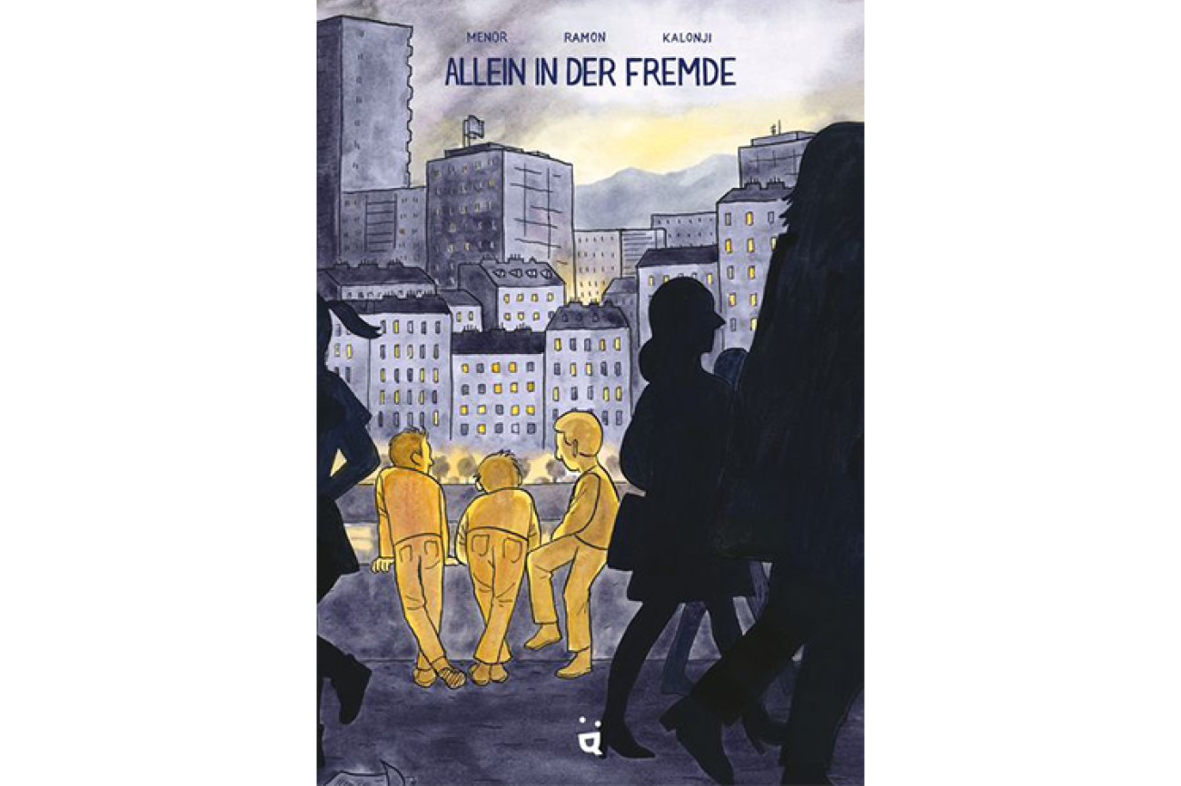 Buchcover allein in der Fremde