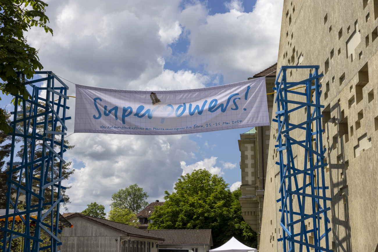 Bild eines Werbebanners für den Kultur-Hackathon