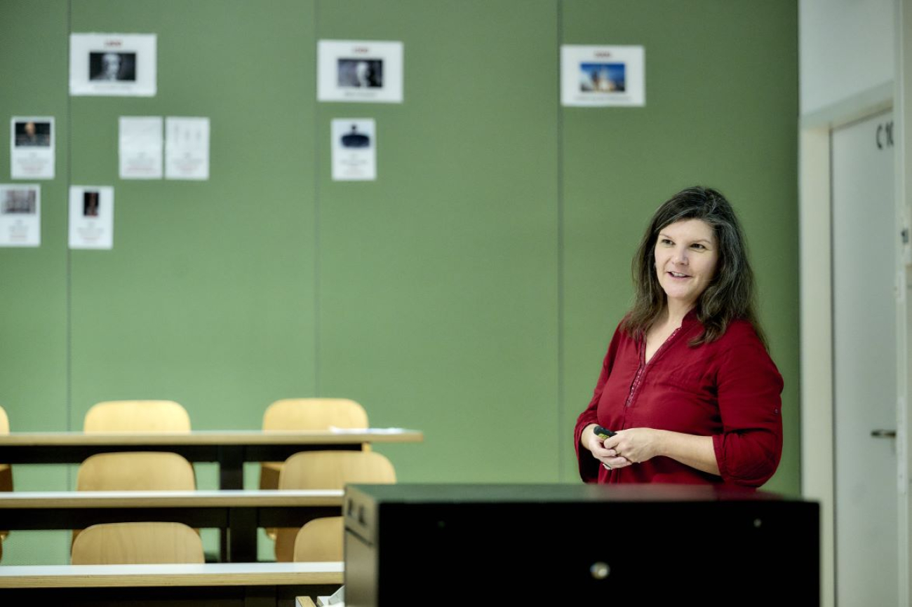 Bild von Daniela in einem Kolloquium