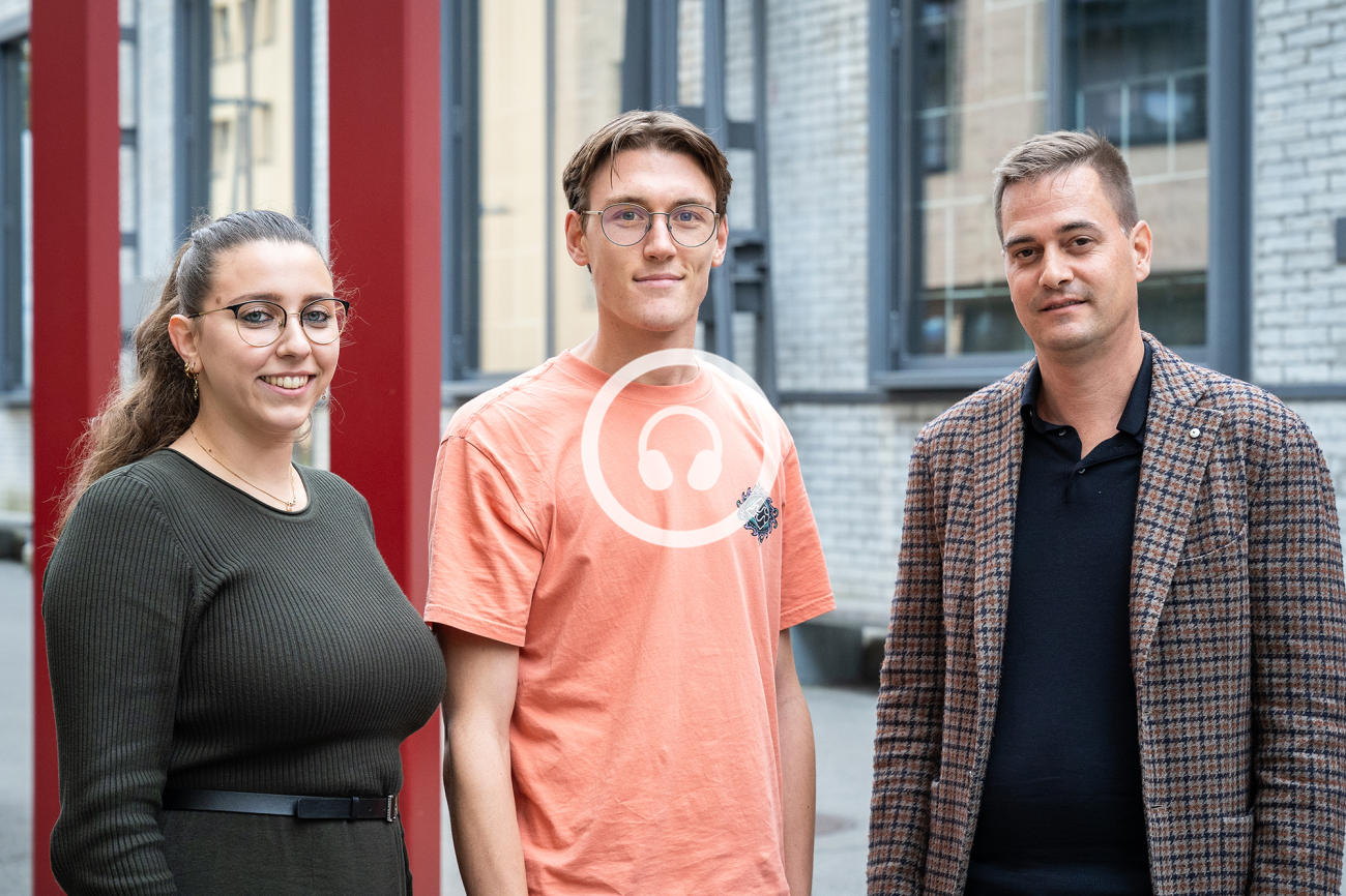 Foto von Alina La Brocca, Ariel Schranz und Daniel Gebauer (v.l.n.r.)