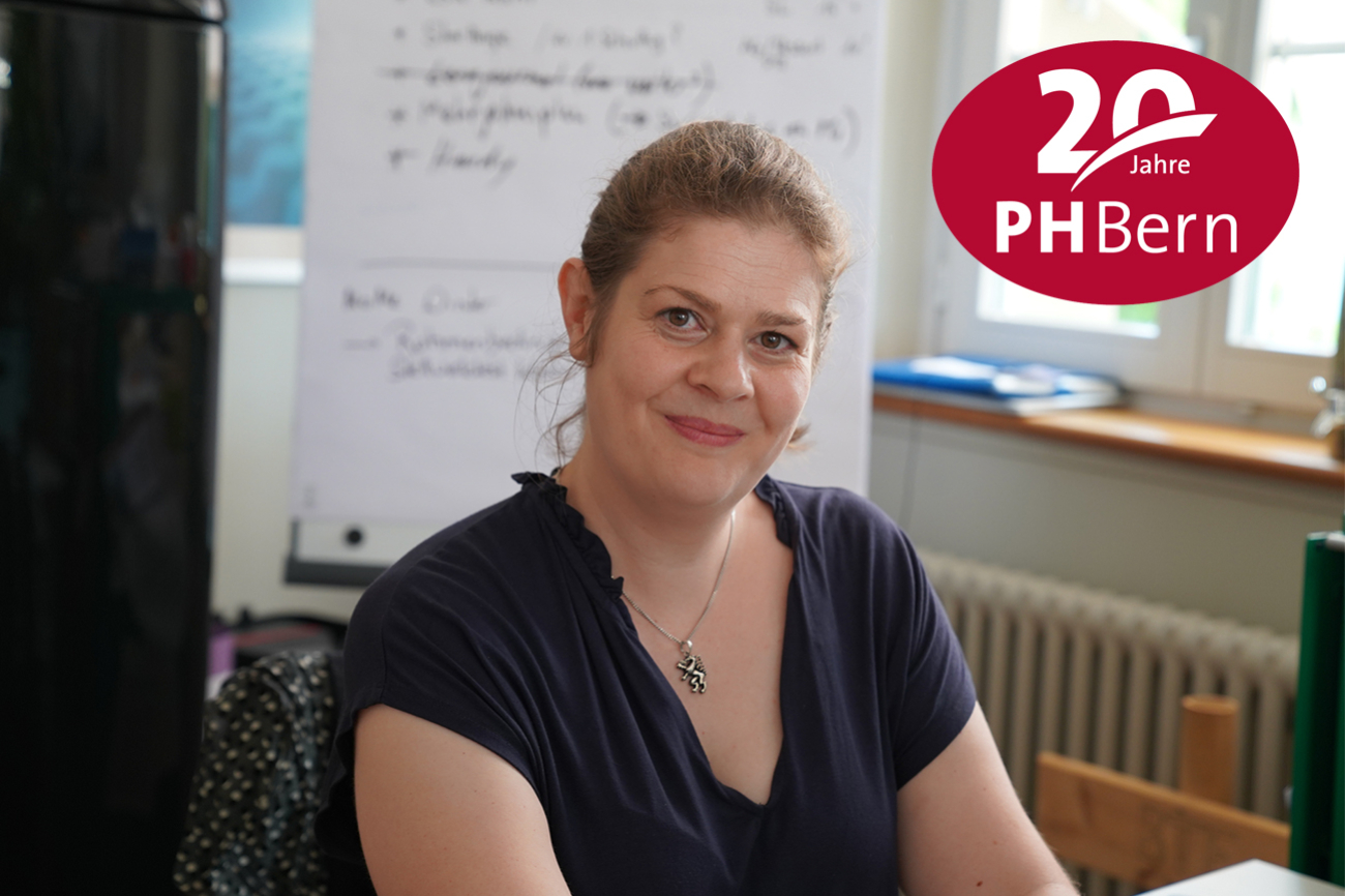Schulleiterin Barbara Muntwyler hat ihr Studium an der PHBern vor 20 Jahren aufgenommen.