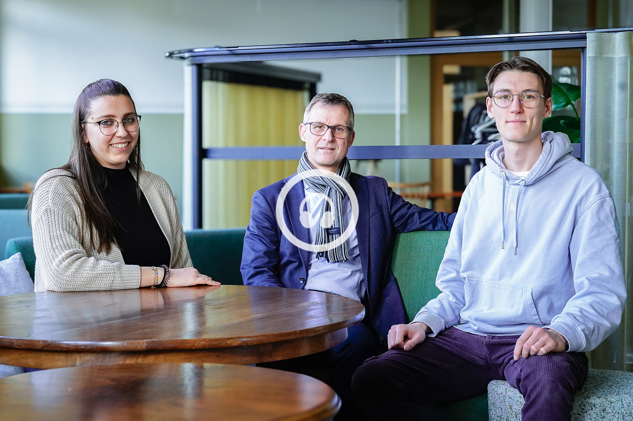 Foto von Alina La Brocca, Daniel Steiner und Ariel Schranz (v.l.n.r.)