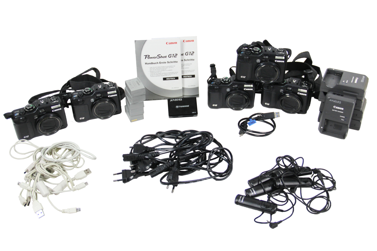 AM6093 5 Kompaktkameras PowerShot G12