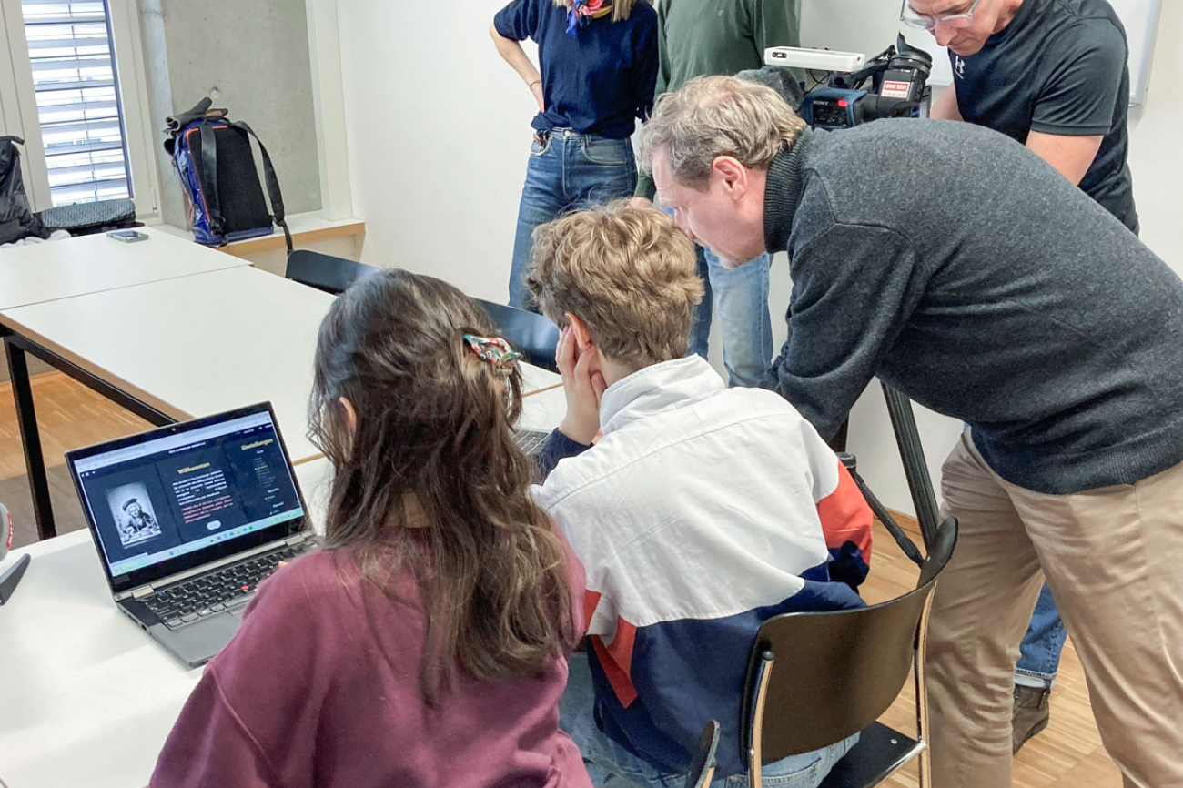 KI-Tutor TV SRF Dreharbeiten