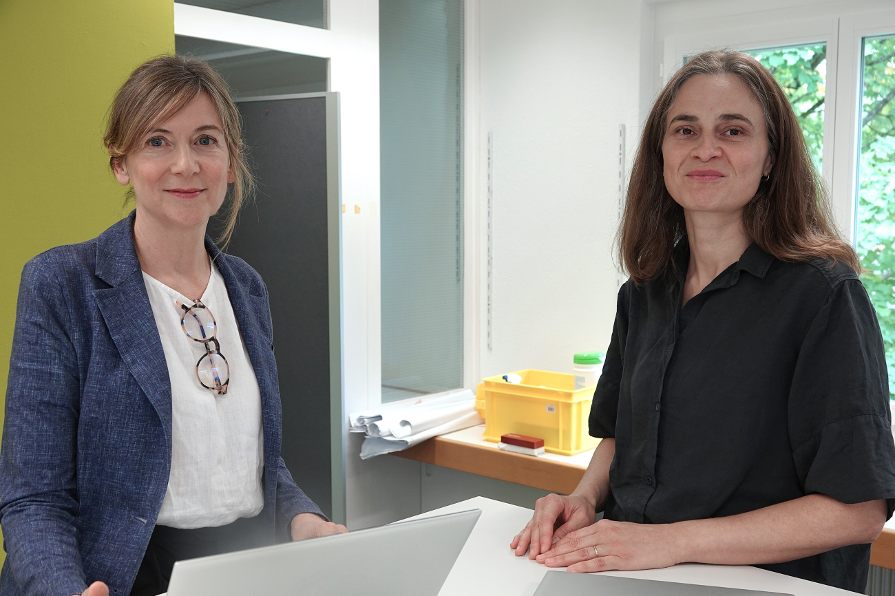Monika Baumann und Johanna Oeschger Career Center