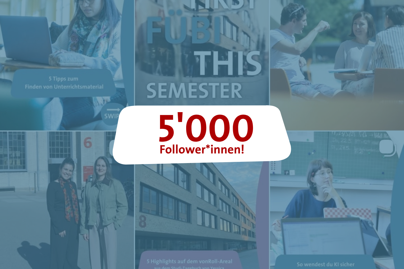 Die PHBern erreicht 5'000 Follower auf Instagram.