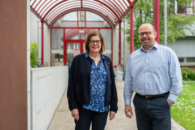 Manfred Kuonen und Ursula Brunner