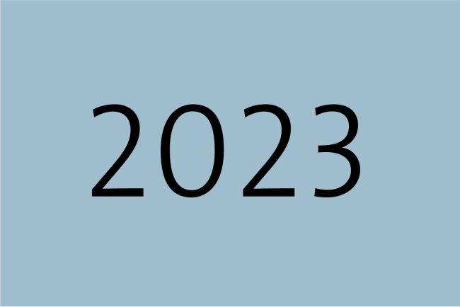 Jahreszahl 2023