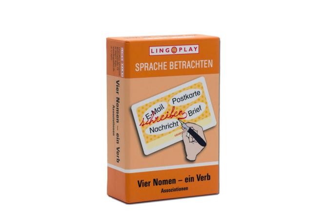 Vier Nomen ein Verb
