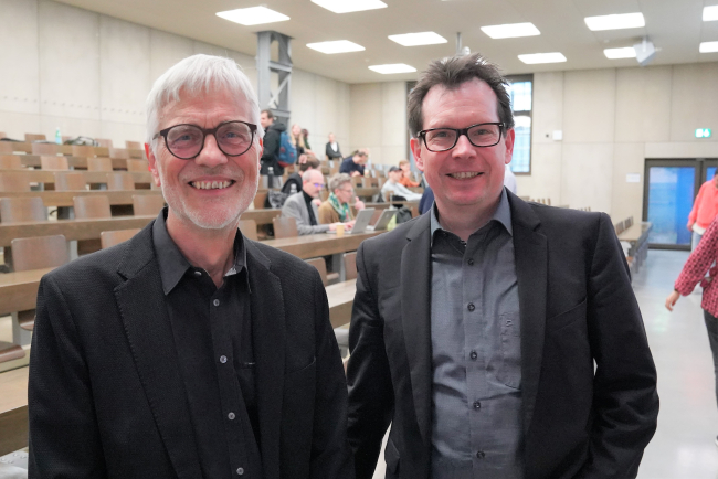 Fourm BNE: Reinhold Hedkte und Martin Schäfer