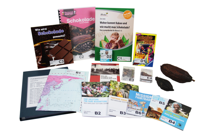 Medien- und Materialkiste AM1163 Von der Kakaobohne zur Schokolade