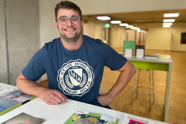 Portrait eines Studenten