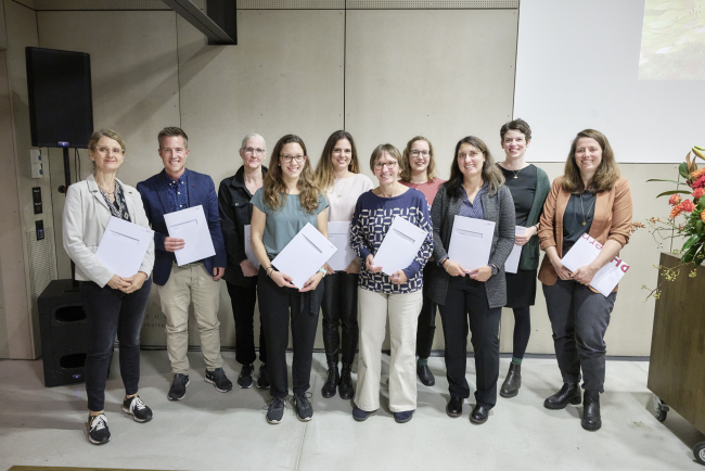 Gruppenfoto der Diplomandinnen und Diplomanden