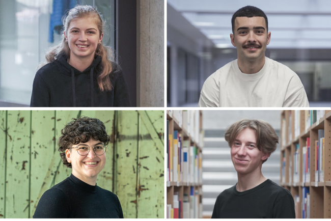 Studi-Tagebuch: Porträtaufnahmen von Lara, Filippo, Yessica und Lucas