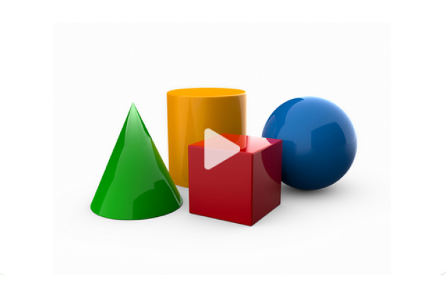 Online-Film Geometrische Figuren und Körper